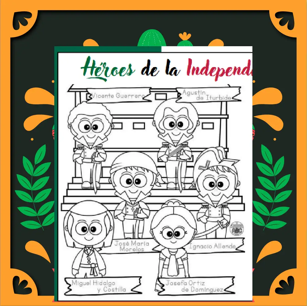 Cuadenillo de actividades de mexico niños para colorear