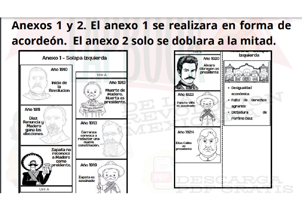 Lapbook Educativo: Revolución Mexicana - Image 2