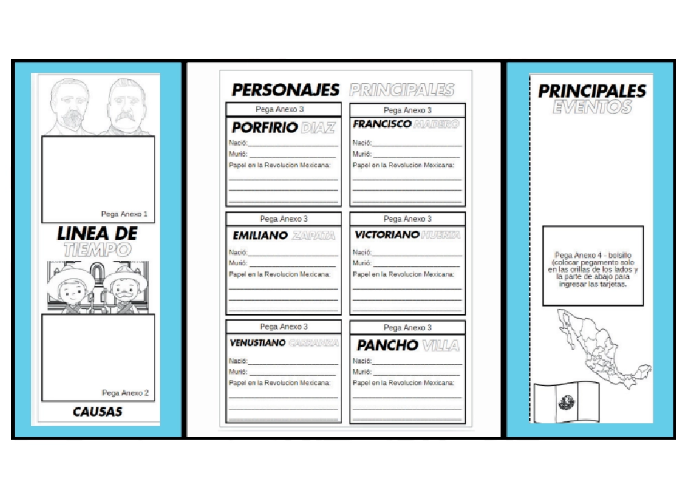 Lapbook Educativo: Revolución Mexicana - Image 3