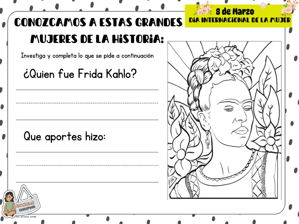 Cuadernillo de Actividades - 8 de Marzo, Día Internacional de la Mujer - Image 6