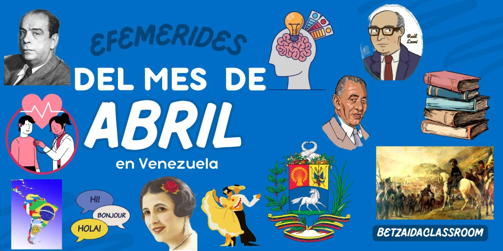 Efemérides del Mes de Abril en Venezuela.
