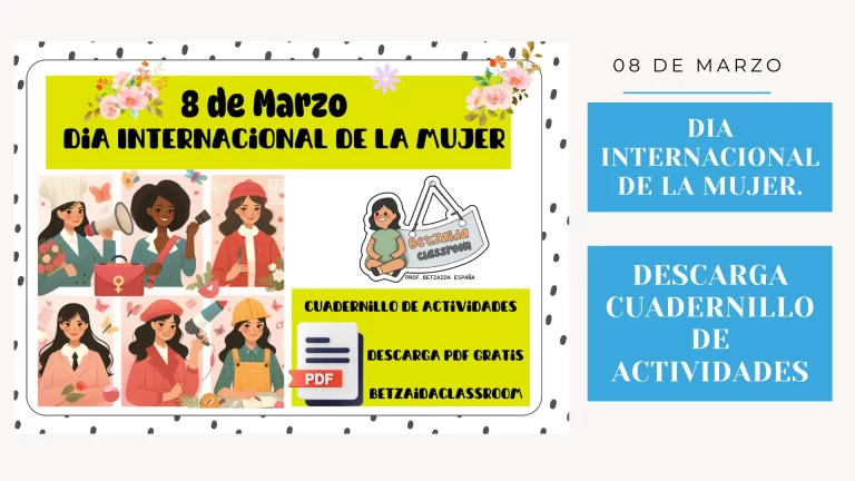 Dia Internacional de la Mujer. Cuadernillo de Actividades.