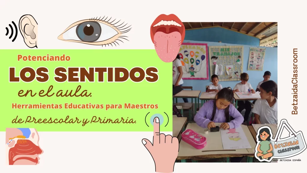 BetzaidaClassroom los Sentidos de Preescolar y Primaria. Potenciando Herramientas Educativas para Maestros en el aula.