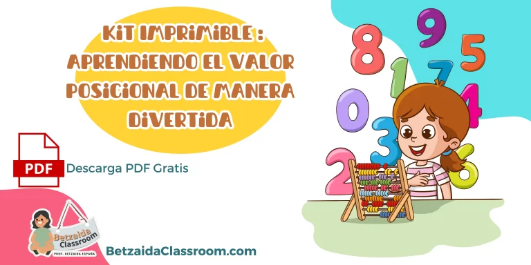Kit Imprimible: Aprendiendo el Valor Posicional de Manera Divertida.