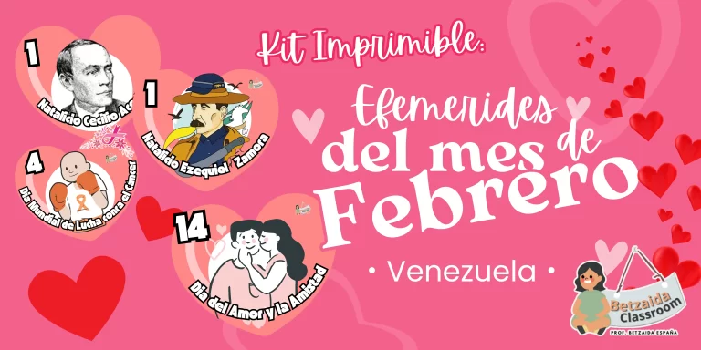 Kits Imprimible: Efemerides del mes de Febrero en Venezuela