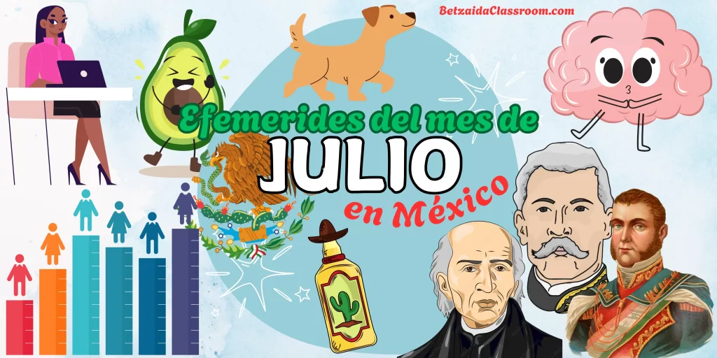 Efemérides del Mes de Julio en México