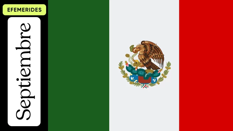 Efemerides del Mes de Septiembre en Mexico