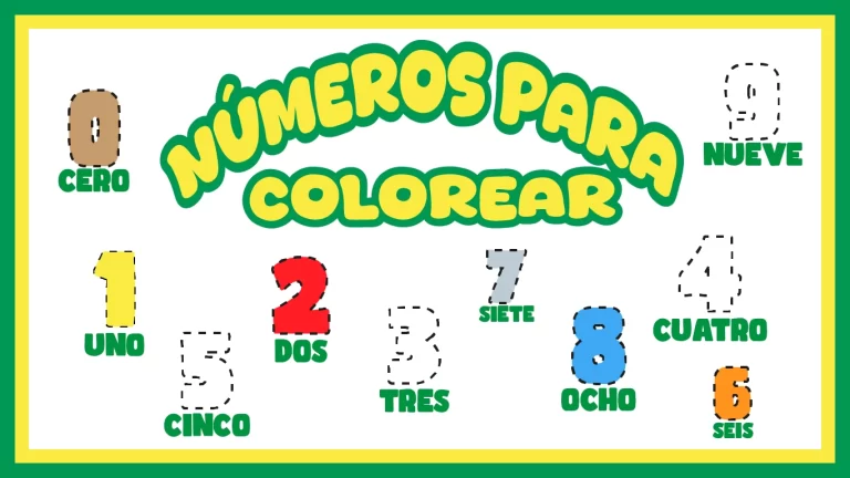 actividades de numeros para preescolar