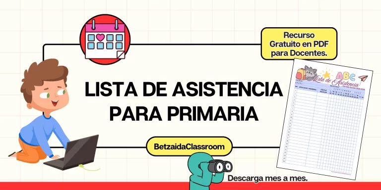 Lista de Asistencia para Primaria