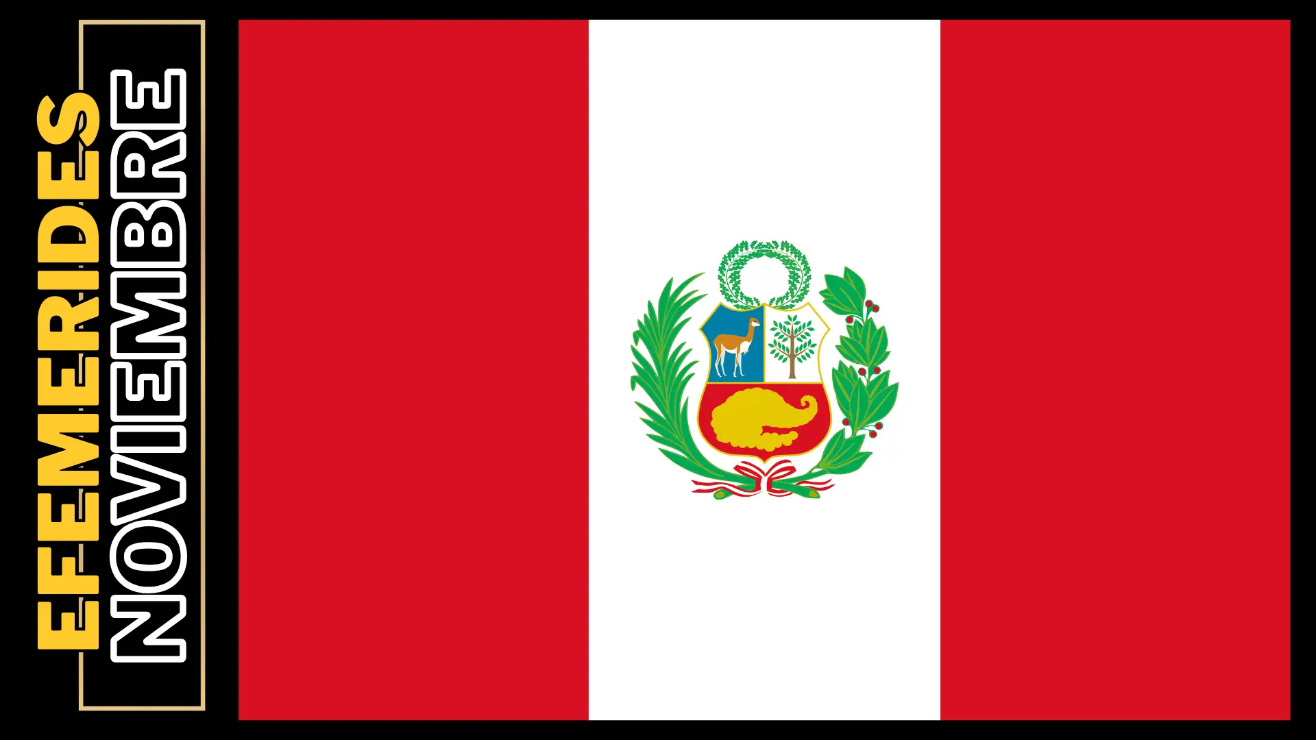 Efemérides del mes de Noviembre en Perú